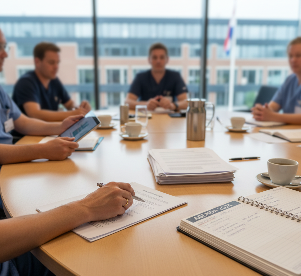 Overleg bij conflict in vakgroep binnen de medische staf